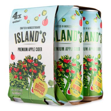 Taurus Island's Premium Apple Cider 4x440ml